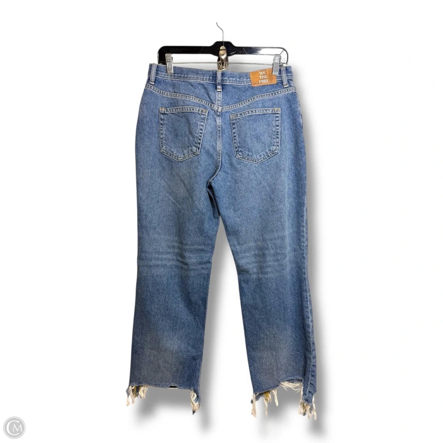 Jeans Cropped By We The Free In Blue Denim, Size: 8