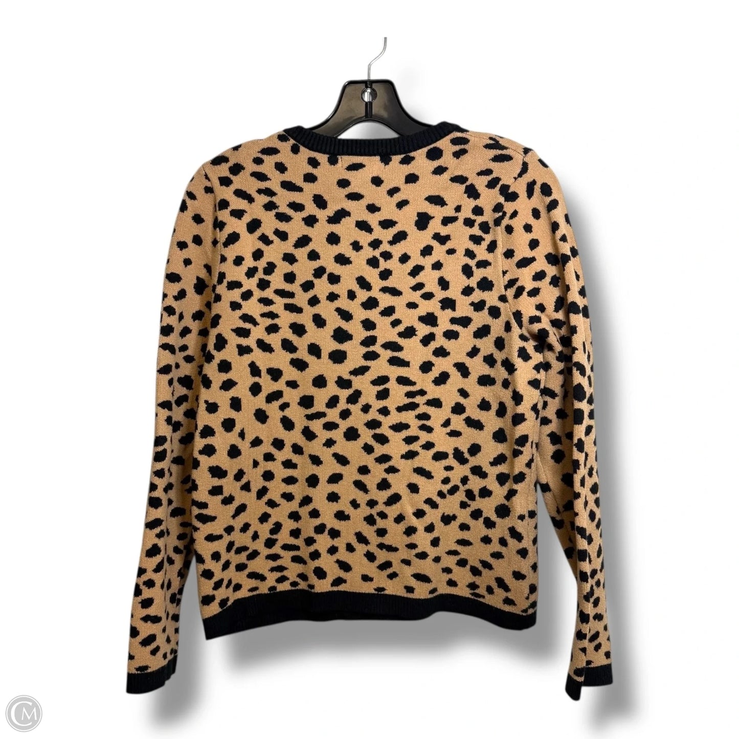 Sweater By H For Halston In Animal Print, Size: L