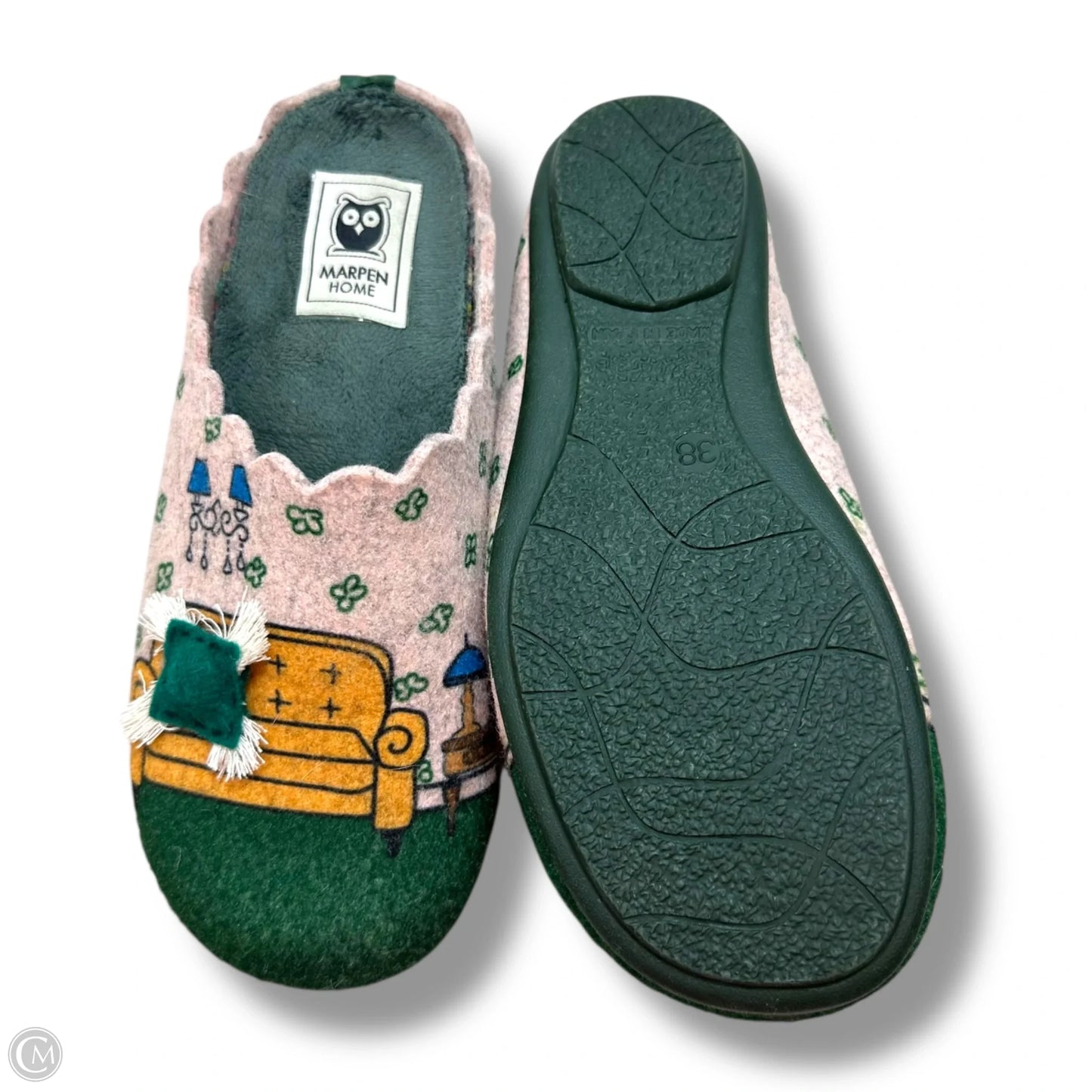 Shoes Flats By Cme In Green