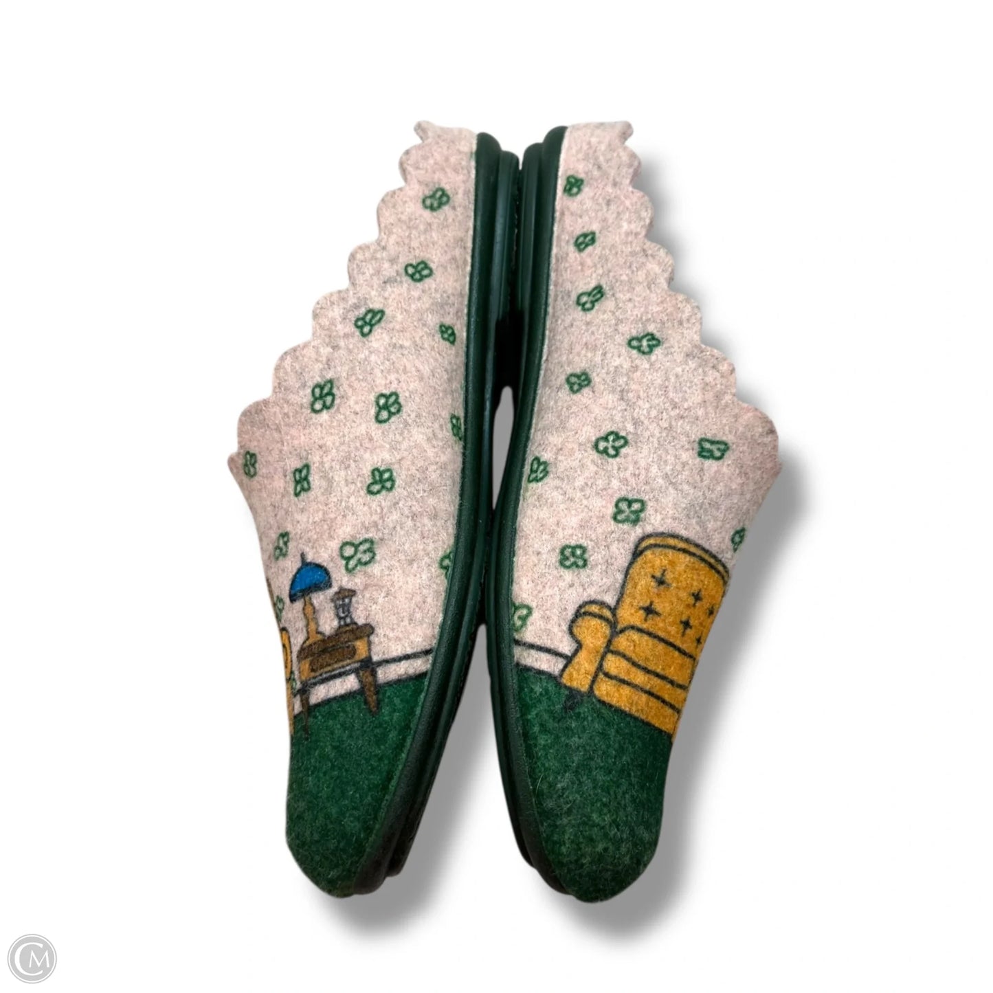 Shoes Flats By Cme In Green