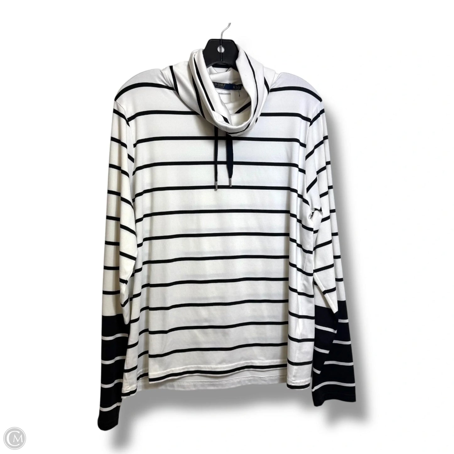 Top Long Sleeve By Polo Ralph Lauren In Striped Pattern, Size: Xl