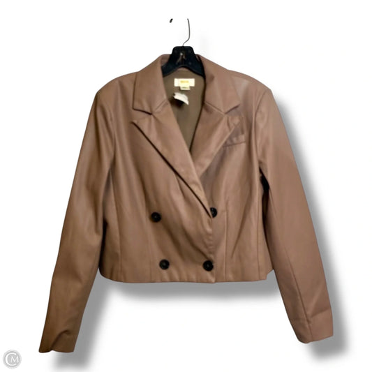 Blazer By Maeve In Taupe, Size: 12