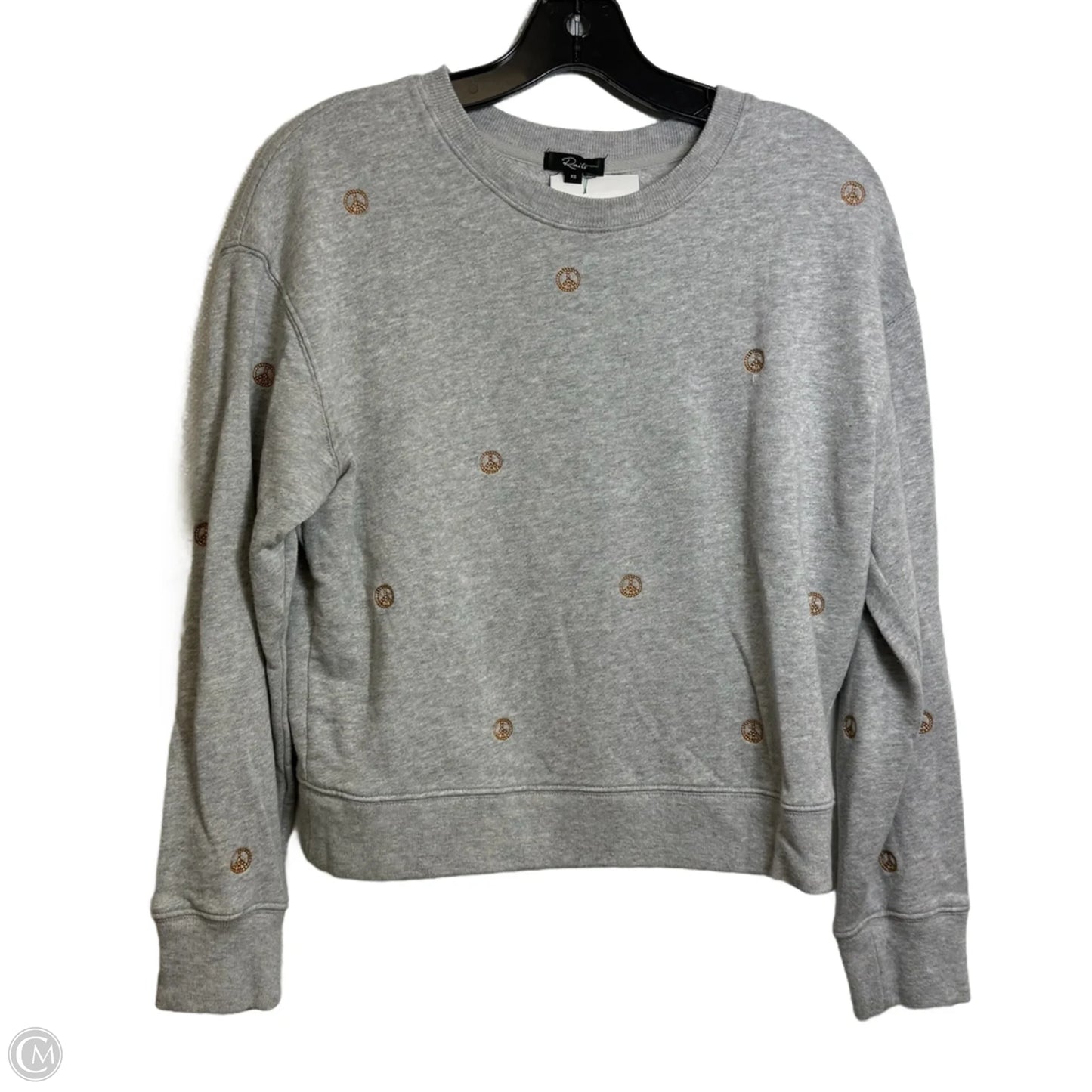 Sweatshirt Crewneck By Rails In Grey, Size: Xs