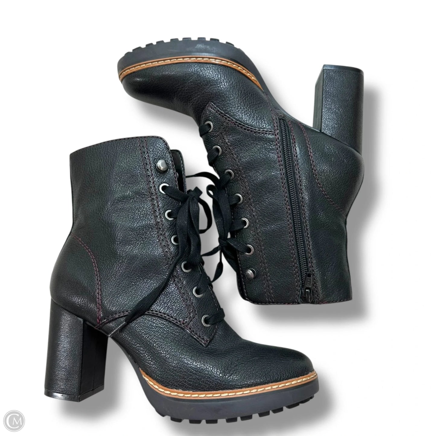 Boots Ankle Heels By Naturalizer In Black, Size: 6.5