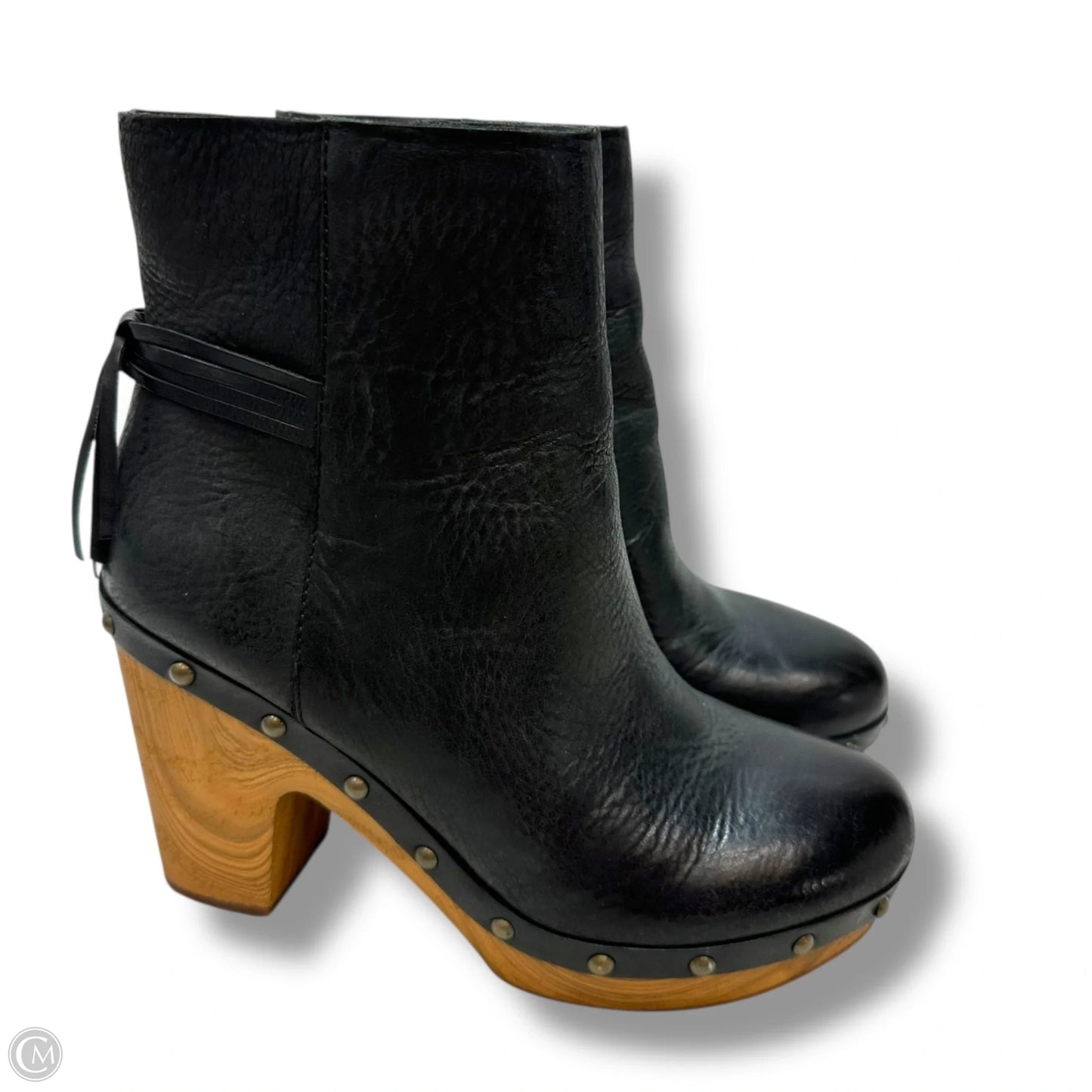 Boots Ankle Heels By Kork Ease In Black, Size: 6.5