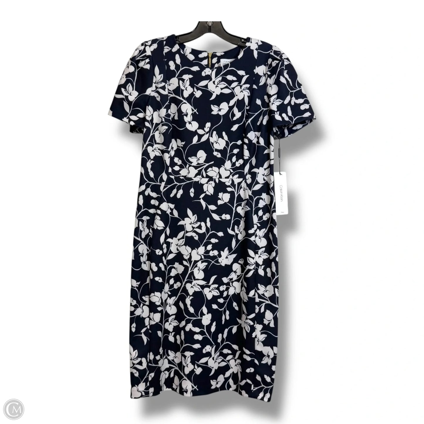 Dress Party Short By Calvin Klein In Navy, Size: 12