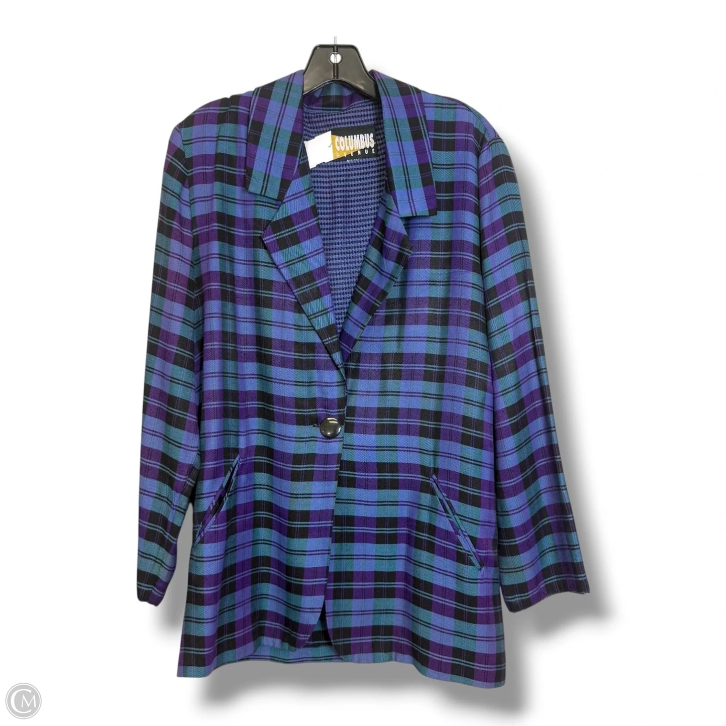 Blazer By Clothes Mentor In Purple, Size: S