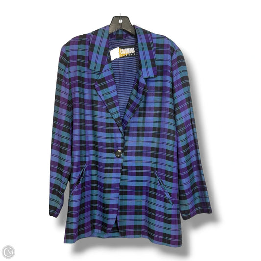 Blazer By Clothes Mentor In Purple, Size: S