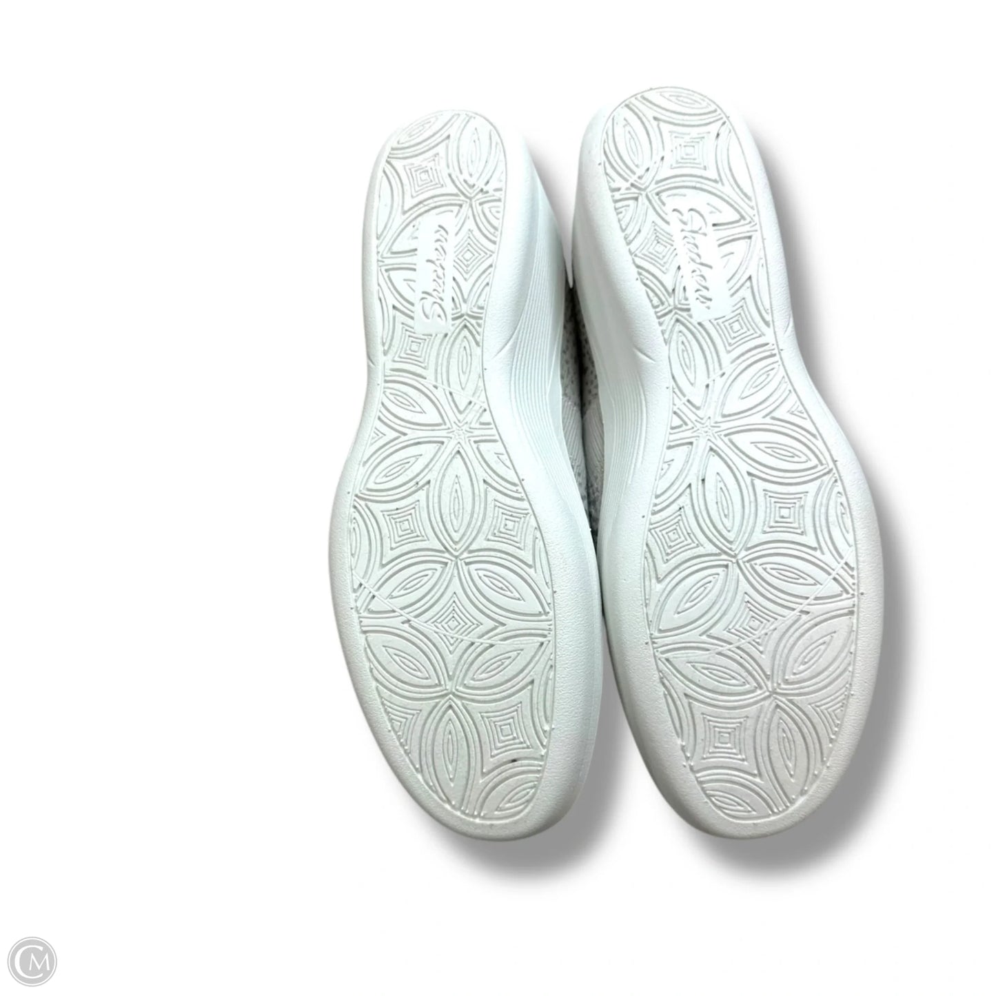 Shoes Heels Wedge By Skechers In Grey, Size: 7