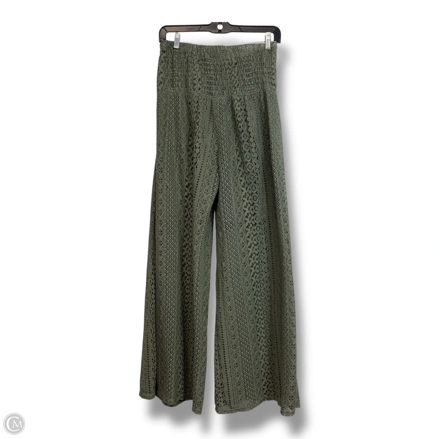 Pants Wide Leg By Clothes Mentor In Green, Size: S