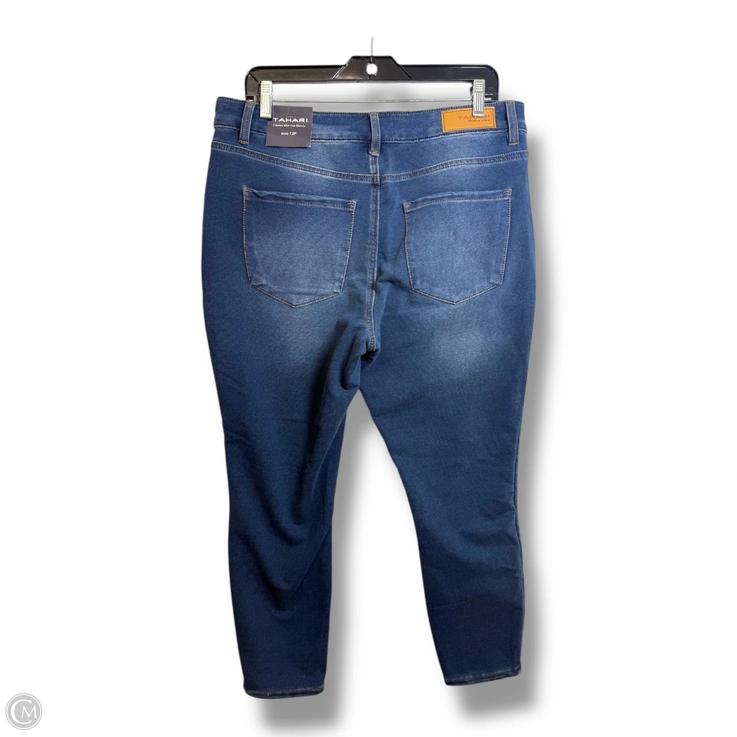 Jeans Skinny By Tahari In Blue, Size: 12p