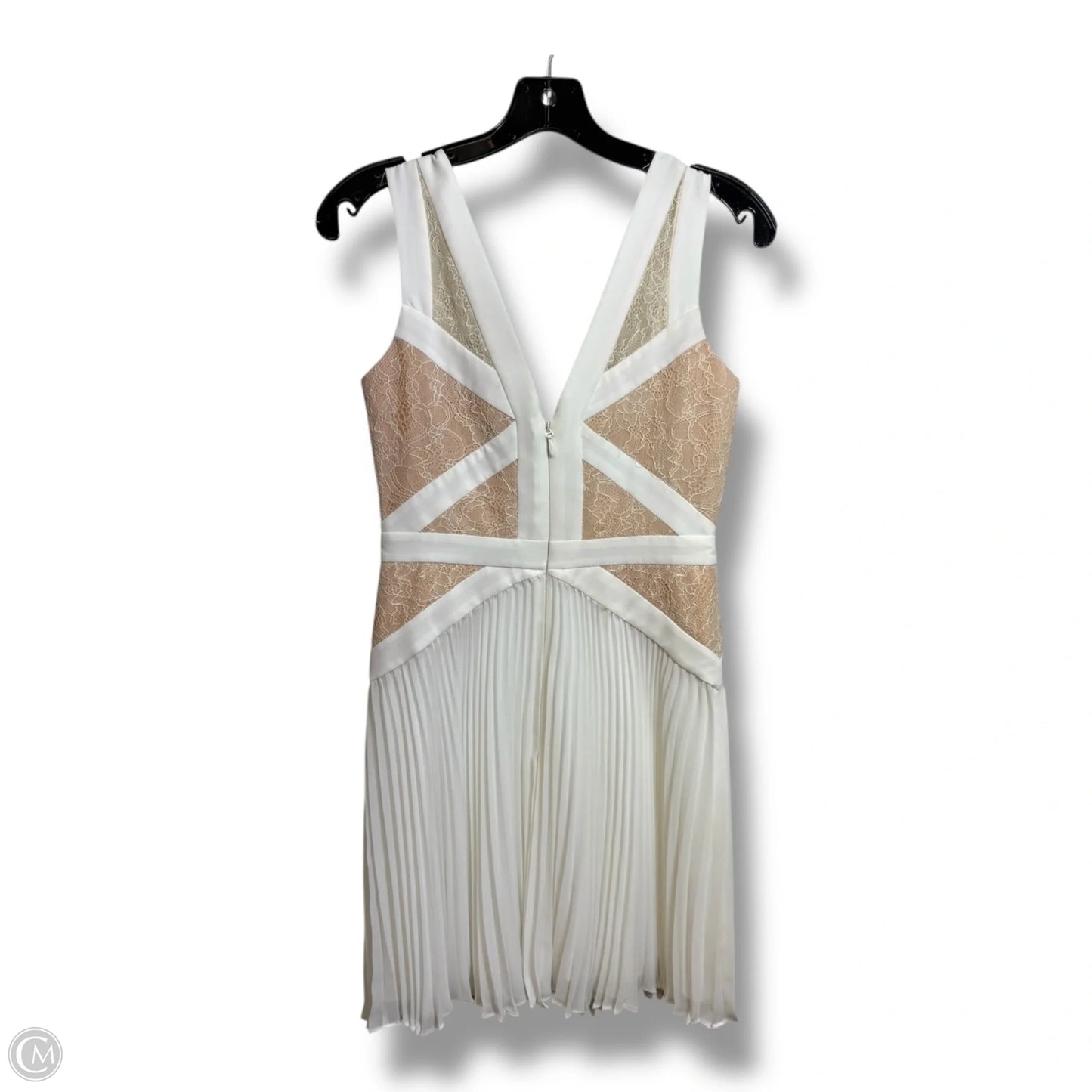 Dress Party Short By Bcbgmaxazria In White, Size: 4