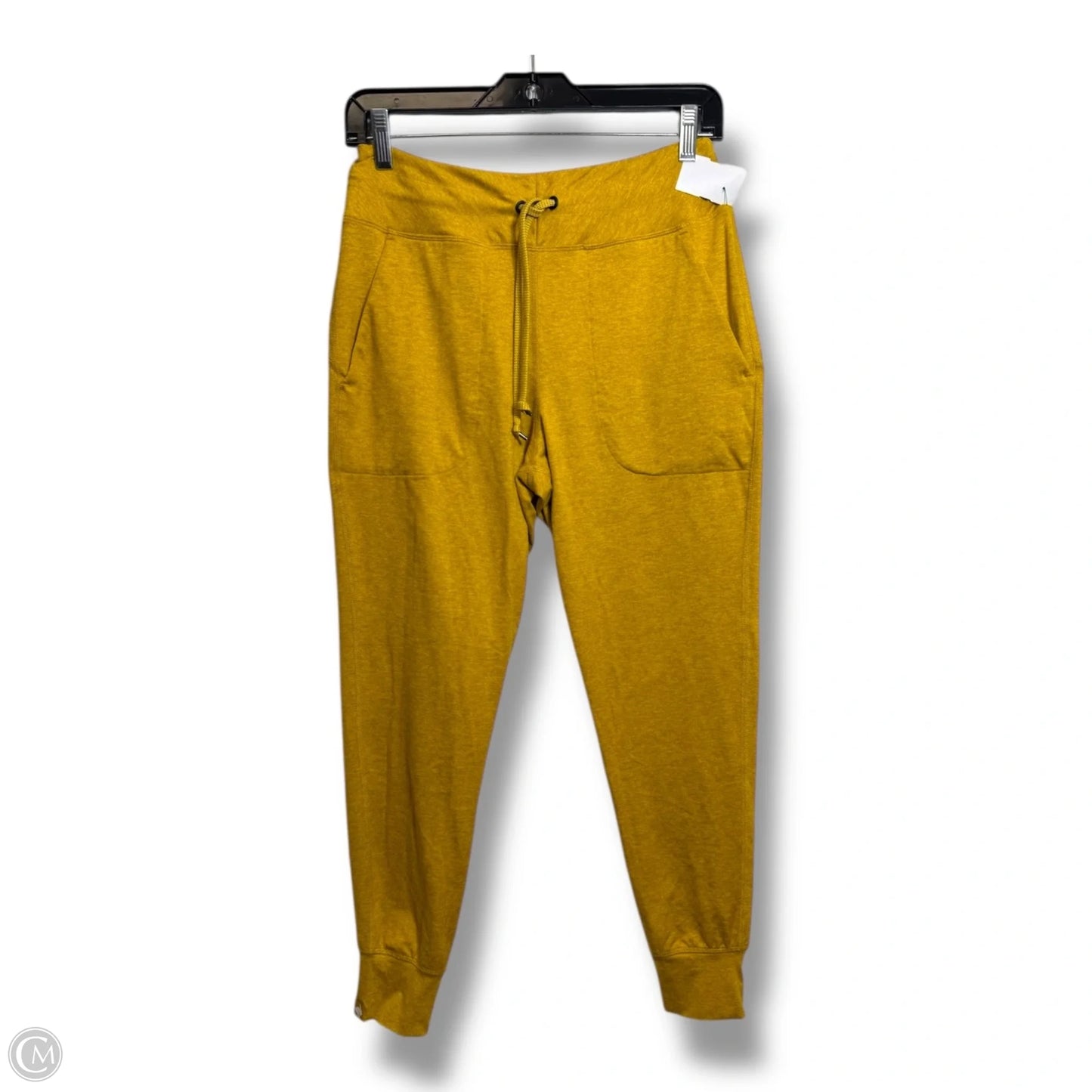 Athletic Pants By Rabbit In Yellow, Size: S