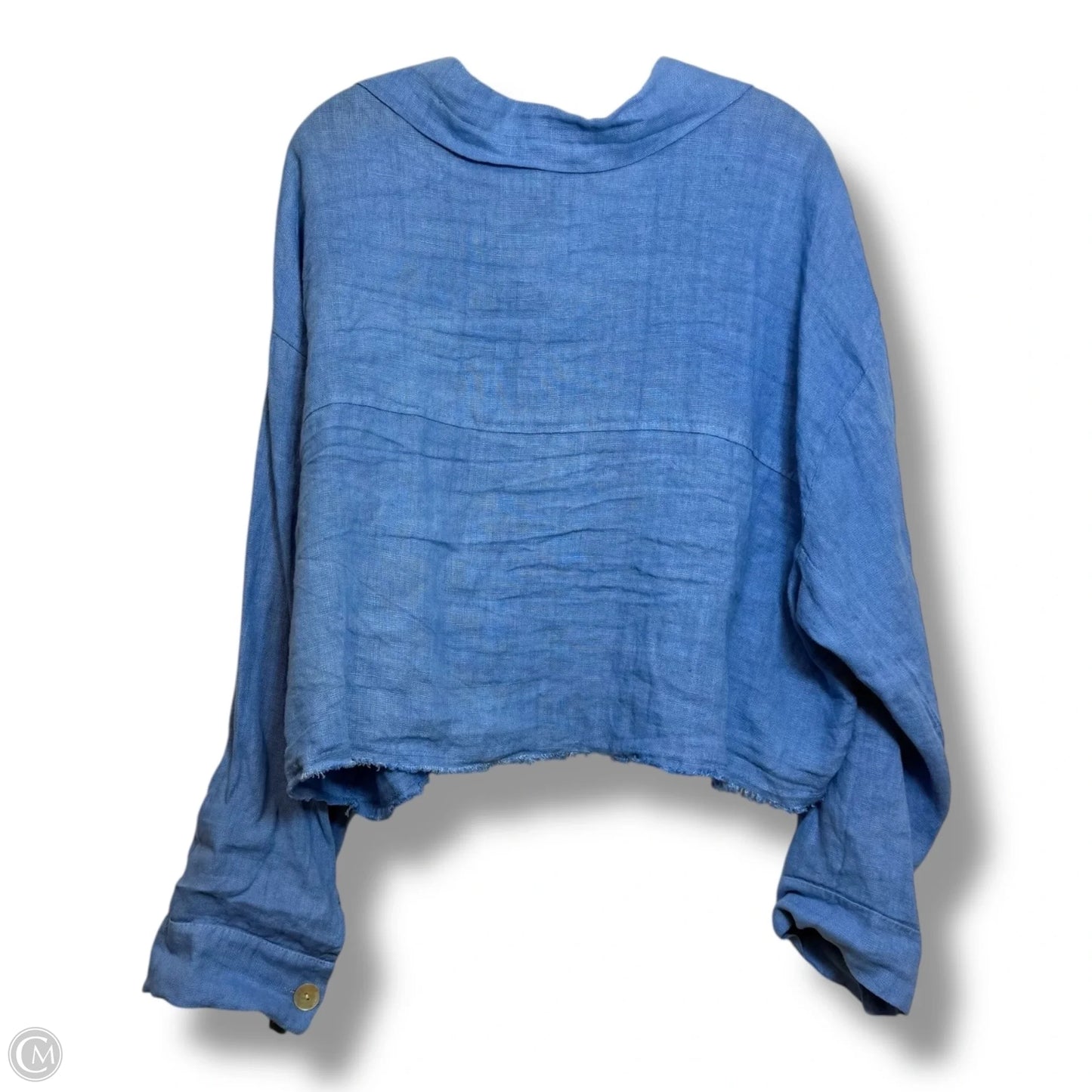 Top Long Sleeve By Clothes Mentor In Blue, Size: Xl