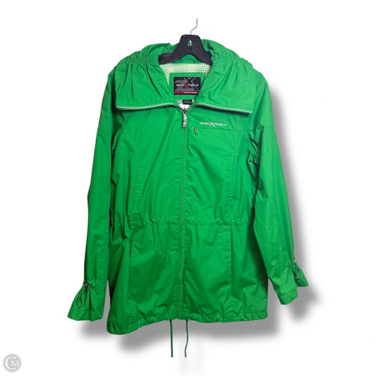 Jacket Windbreaker By Zero Xposure In Green, Size: M