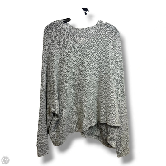 Poncho By Le Lis In Grey, Size: M