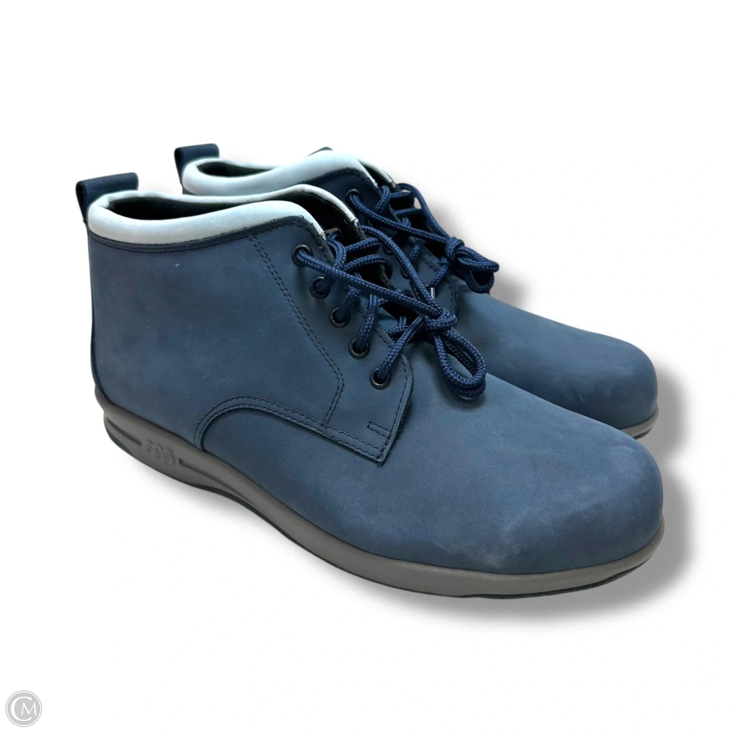 Boots Ankle Flats By Sas In Navy, Size: 10.5