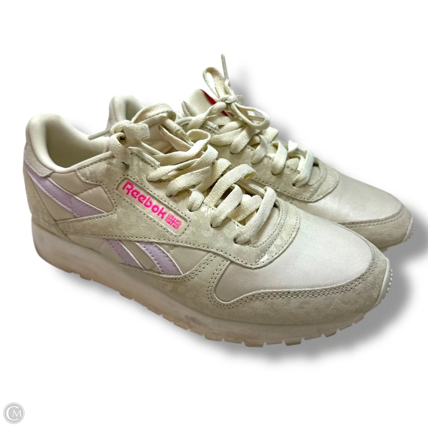 Shoes Athletic By Reebok In Ivory, Size: 8.5