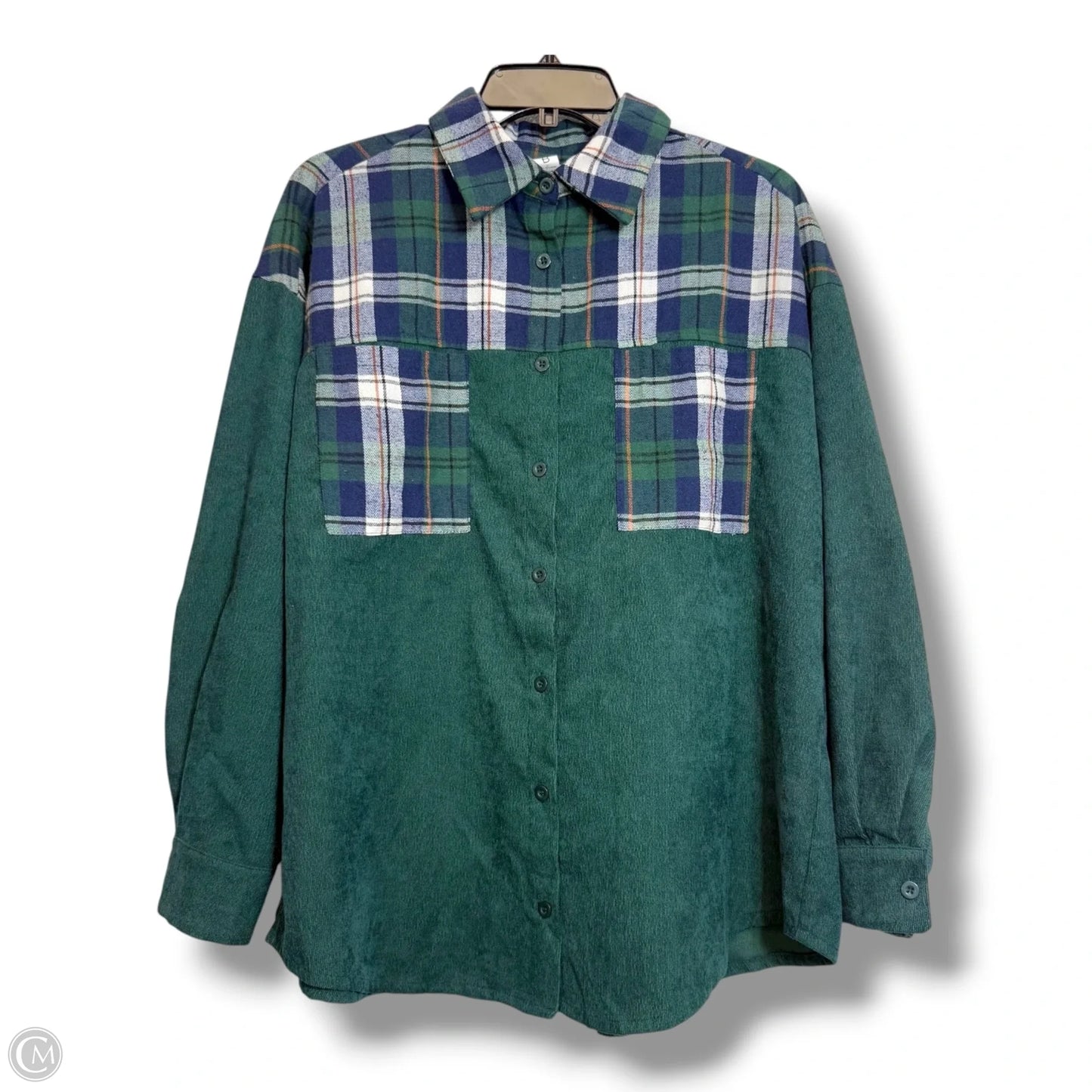 Top Long Sleeve By Clothes Mentor In Green, Size: S