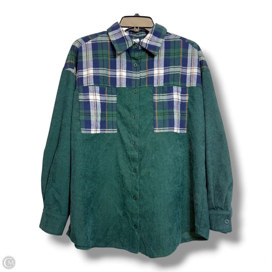 Top Long Sleeve By Clothes Mentor In Green, Size: S