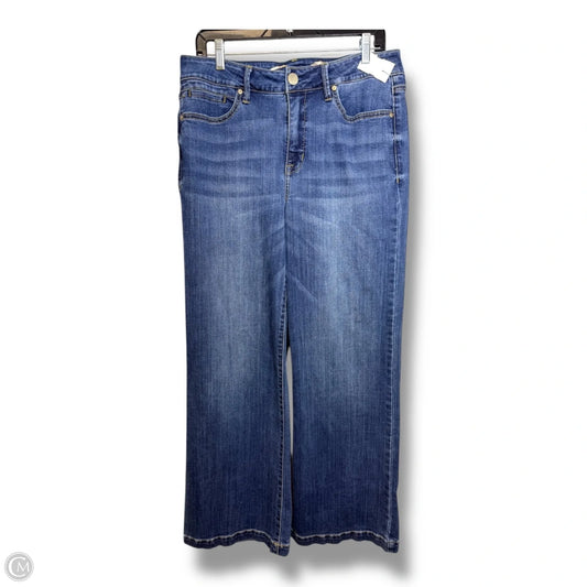 Jeans Wide Leg By Seven 7 In Blue Denim, Size: 12