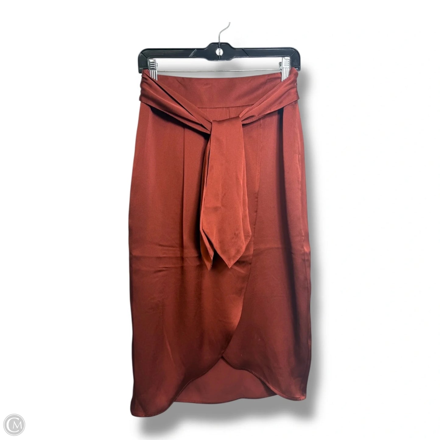 Skirt Midi By Express In Bronze, Size: S