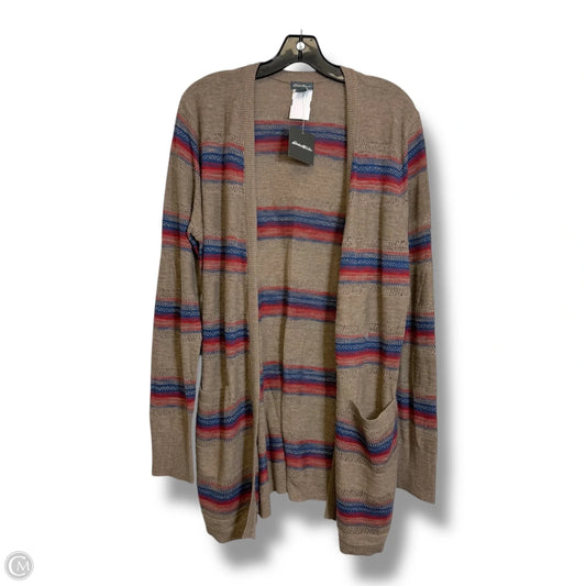 Cardigan By Eddie Bauer In Brown, Size: L