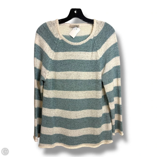 Sweater By Loft In Striped Pattern, Size: L