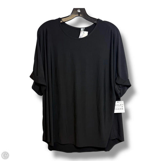 Top Short Sleeve By Dear Scarlett In Black, Size: S