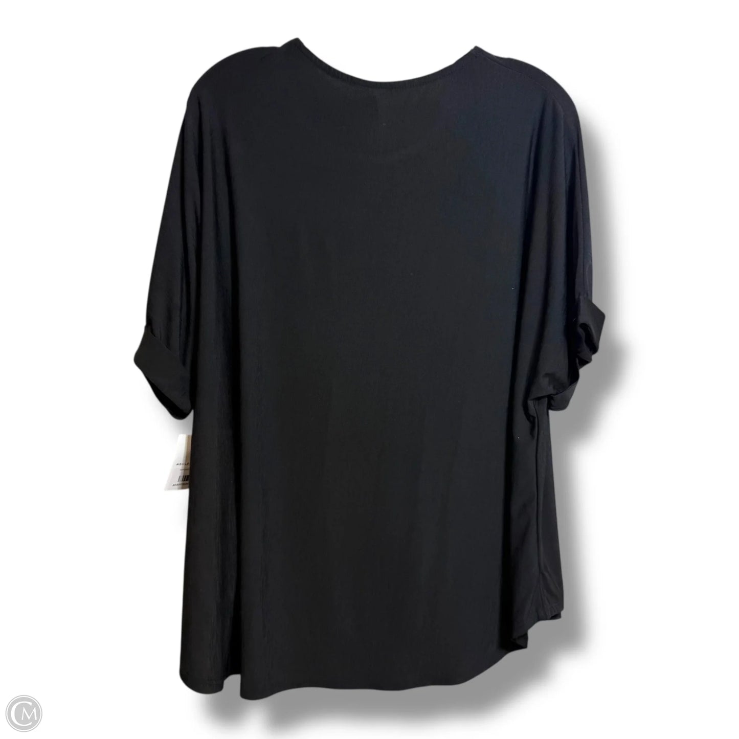 Top Short Sleeve By Dear Scarlett In Black, Size: S