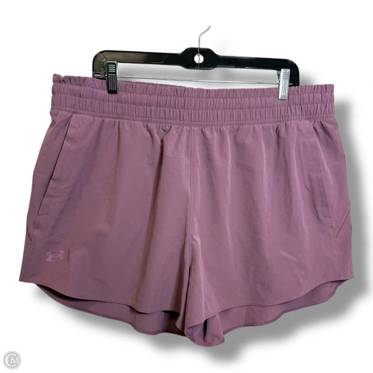 Athletic Shorts By Under Armour In Mauve, Size: Xxl