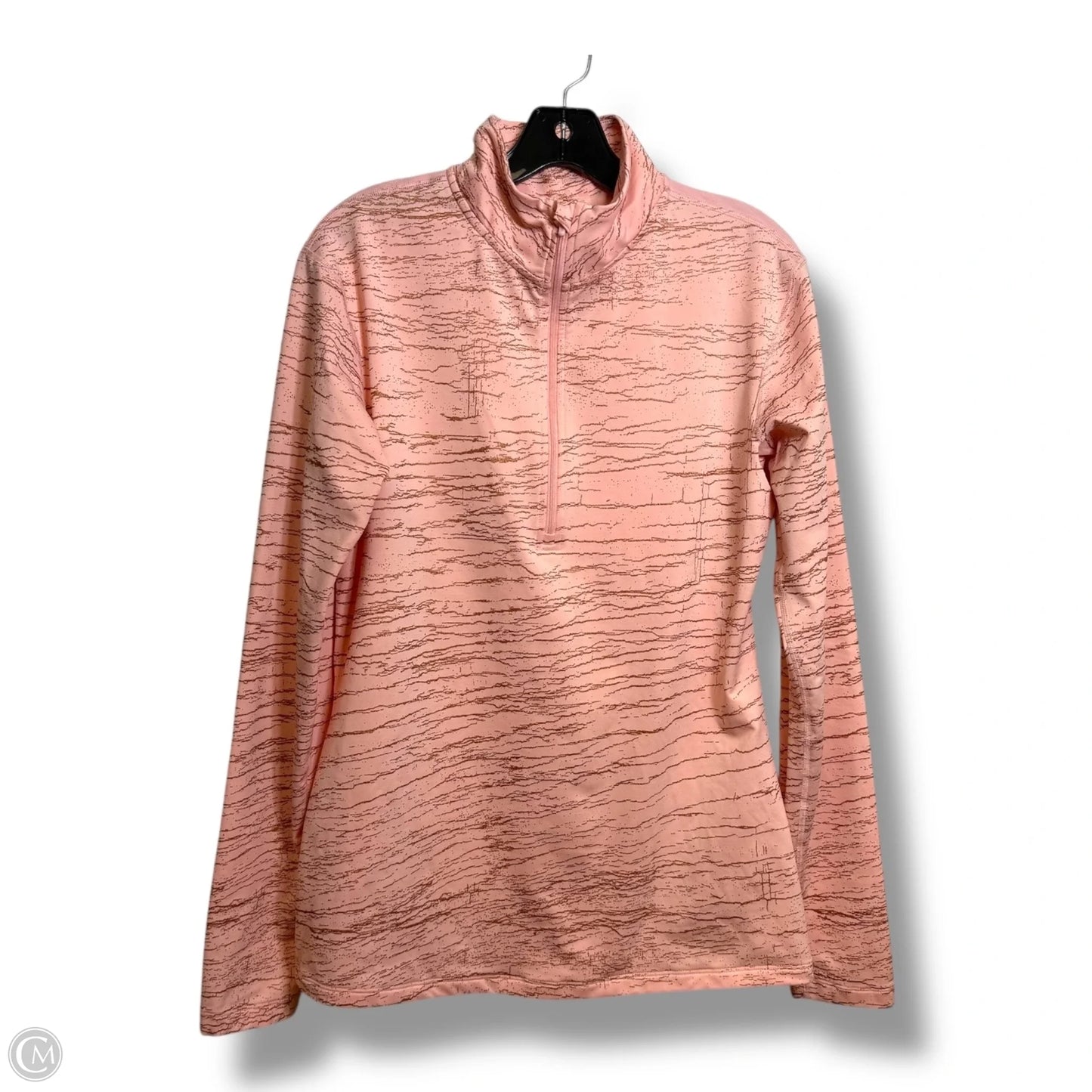 Athletic Jacket By Nike Apparel In Peach, Size: Xl