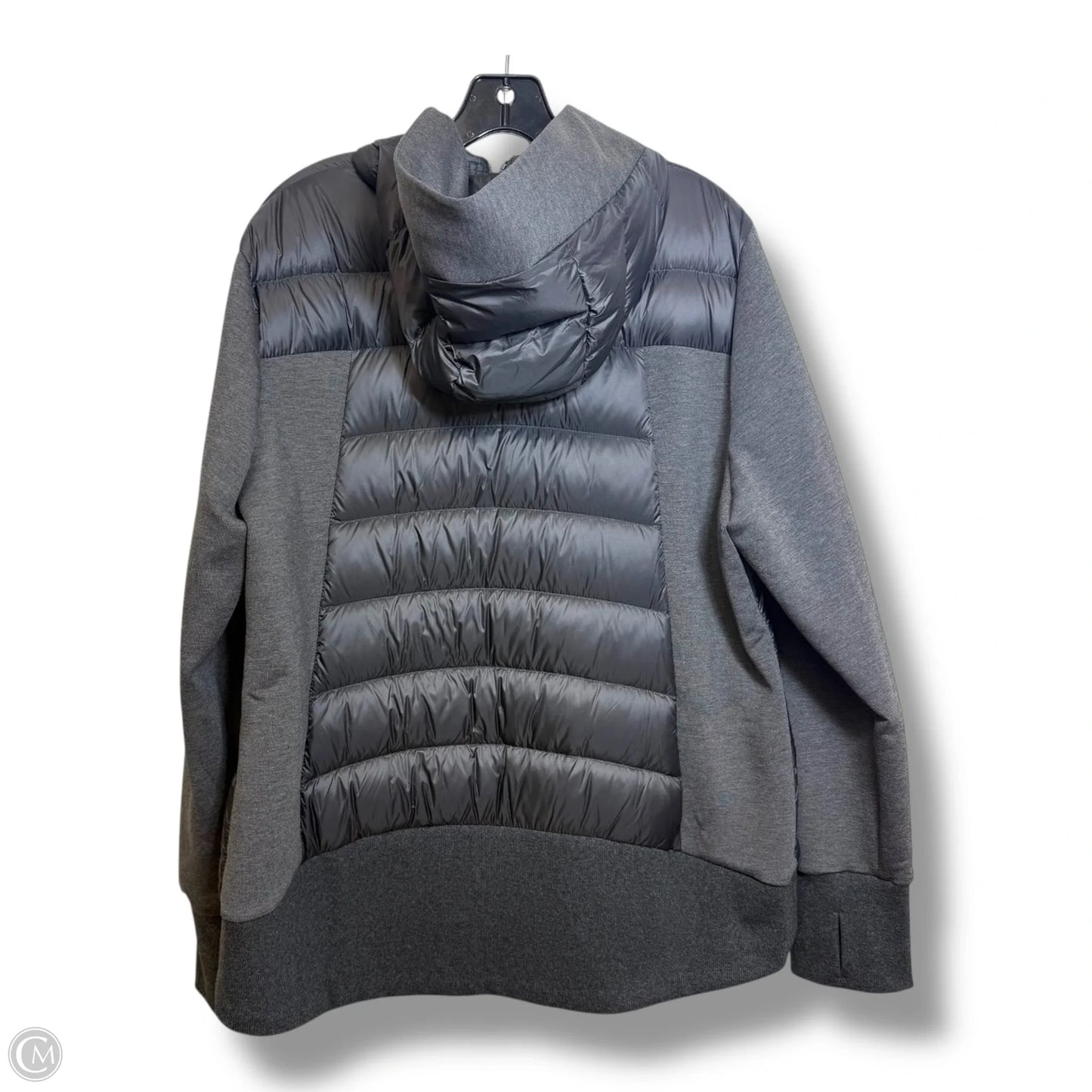 Jacket Puffer & Quilted By Michael By Michael Kors In Grey, Size: Xl
