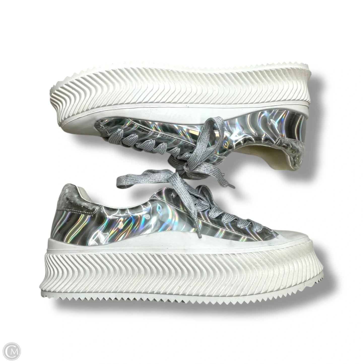 Shoes Sneakers By Circus By Sam Edelman In Silver, Size: 9