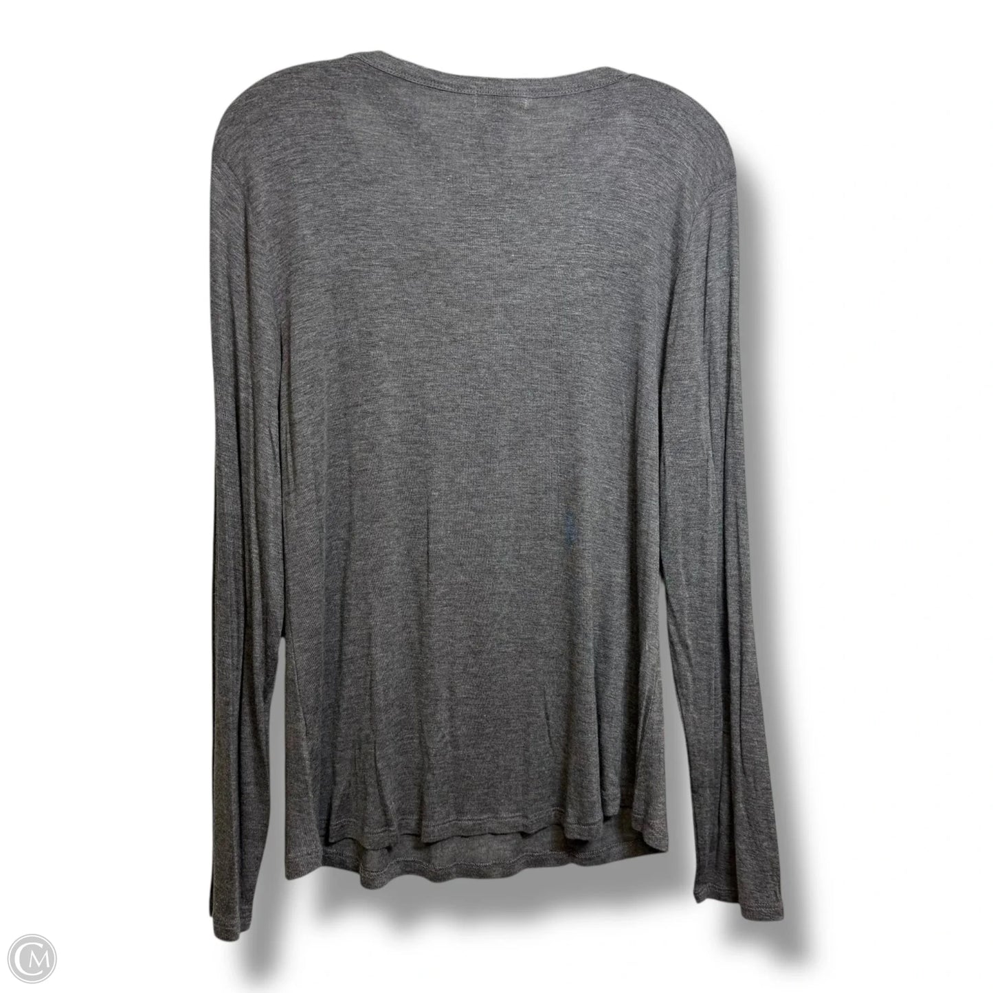 Top Long Sleeve By Cmf In Grey, Size: Xl