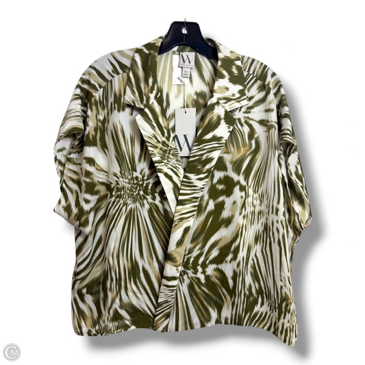 Top Sleeveless By Worthington In Green, Size: Xlp