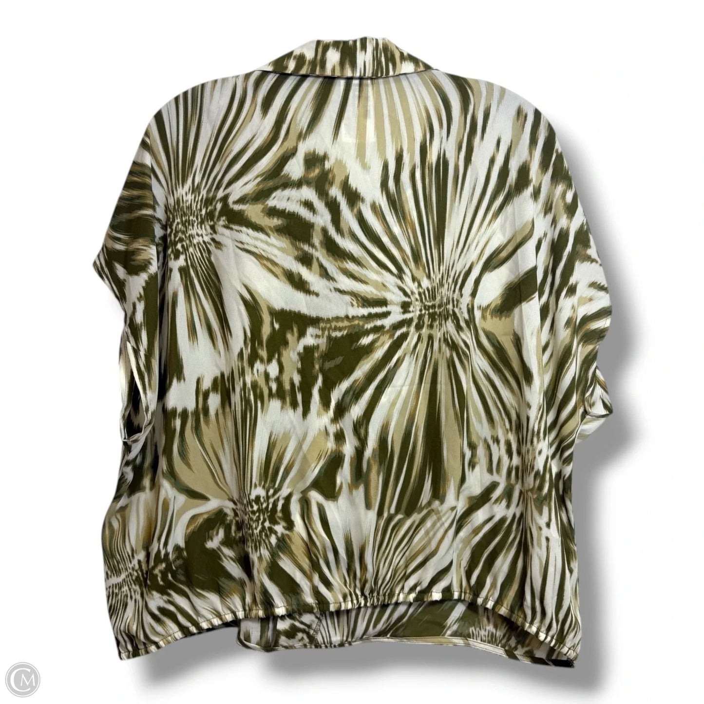 Top Sleeveless By Worthington In Green, Size: Xlp