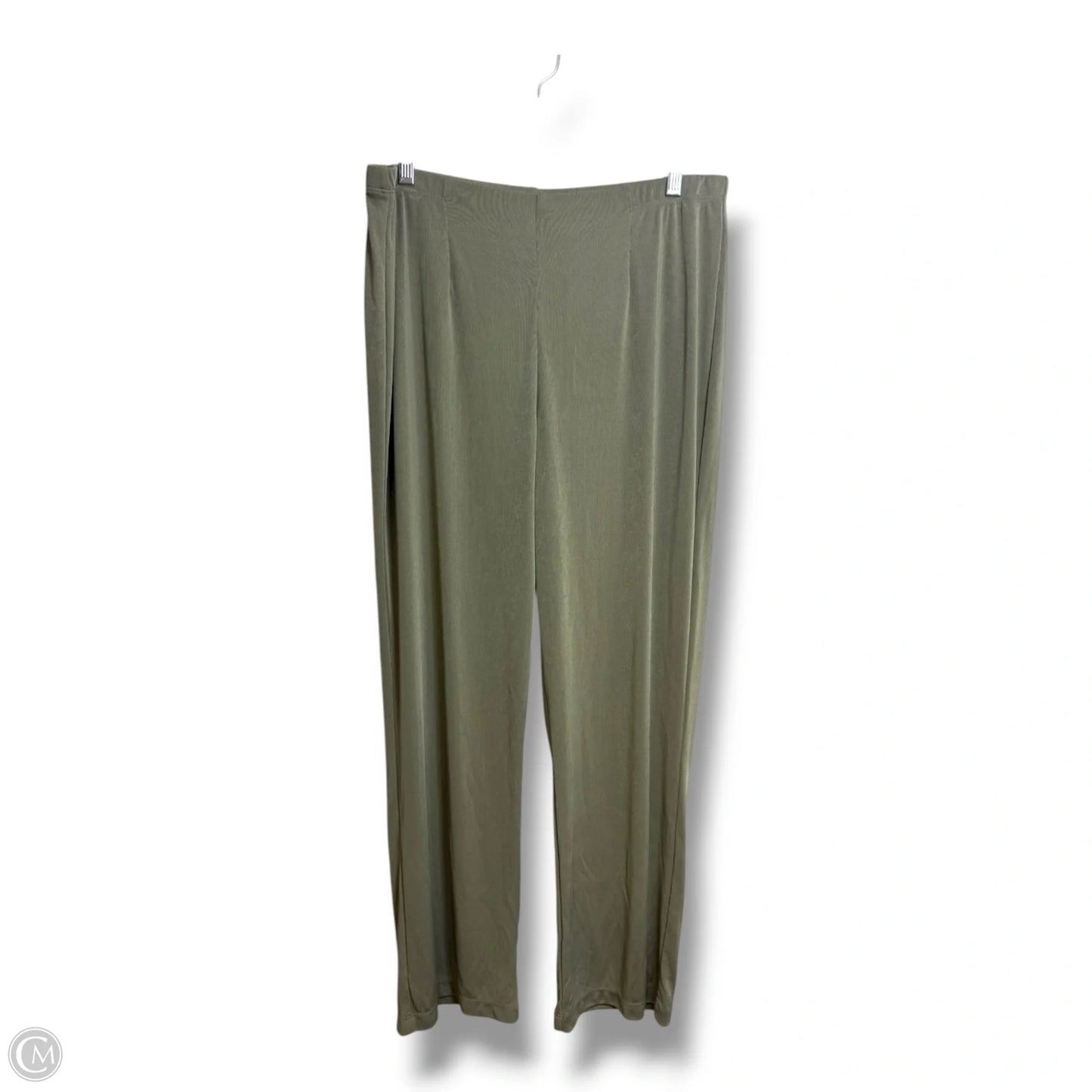Pants Cropped By Easywear By Chicos In Green, Size: Lp