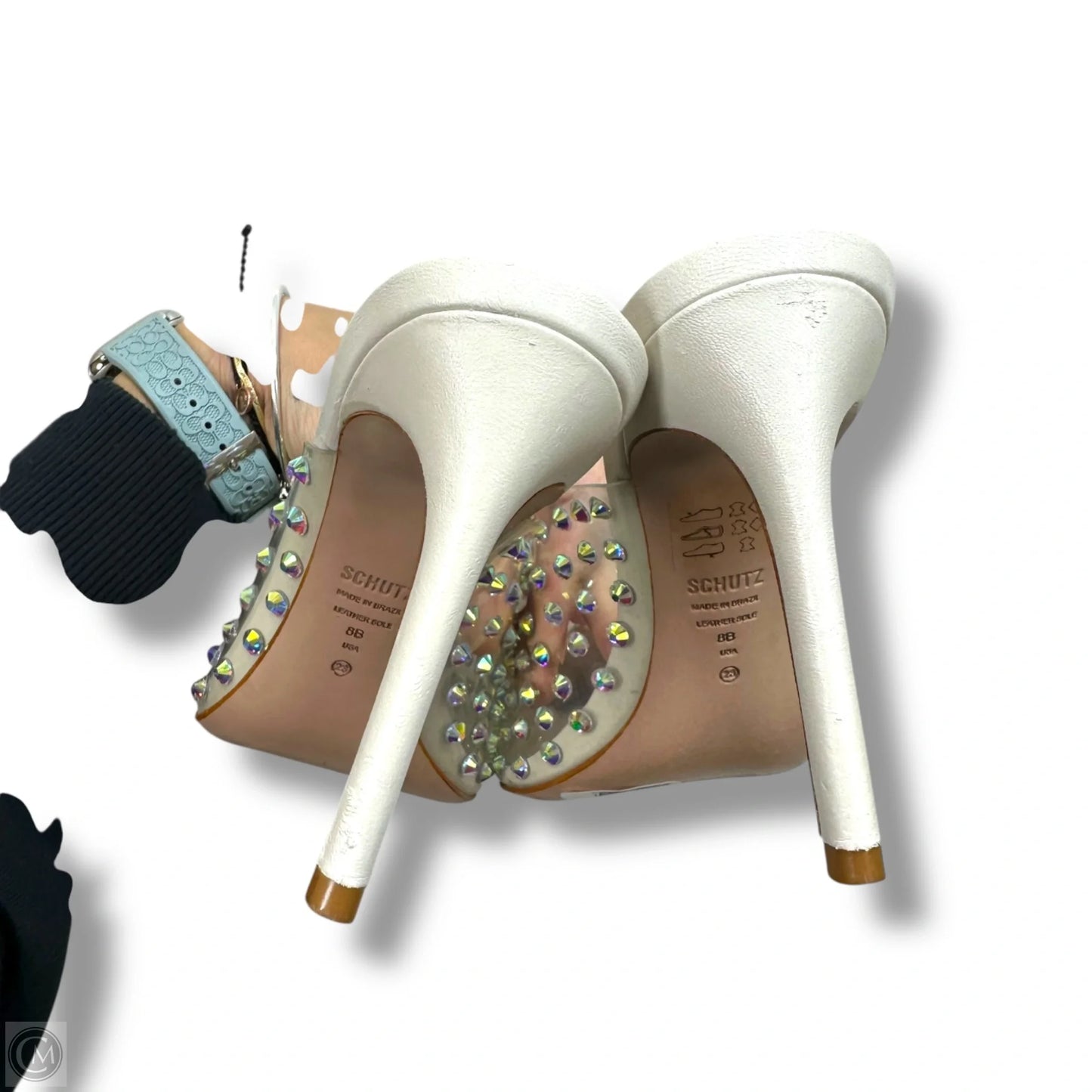 Shoes Heels Stiletto By Schutz In Clear, Size: 8