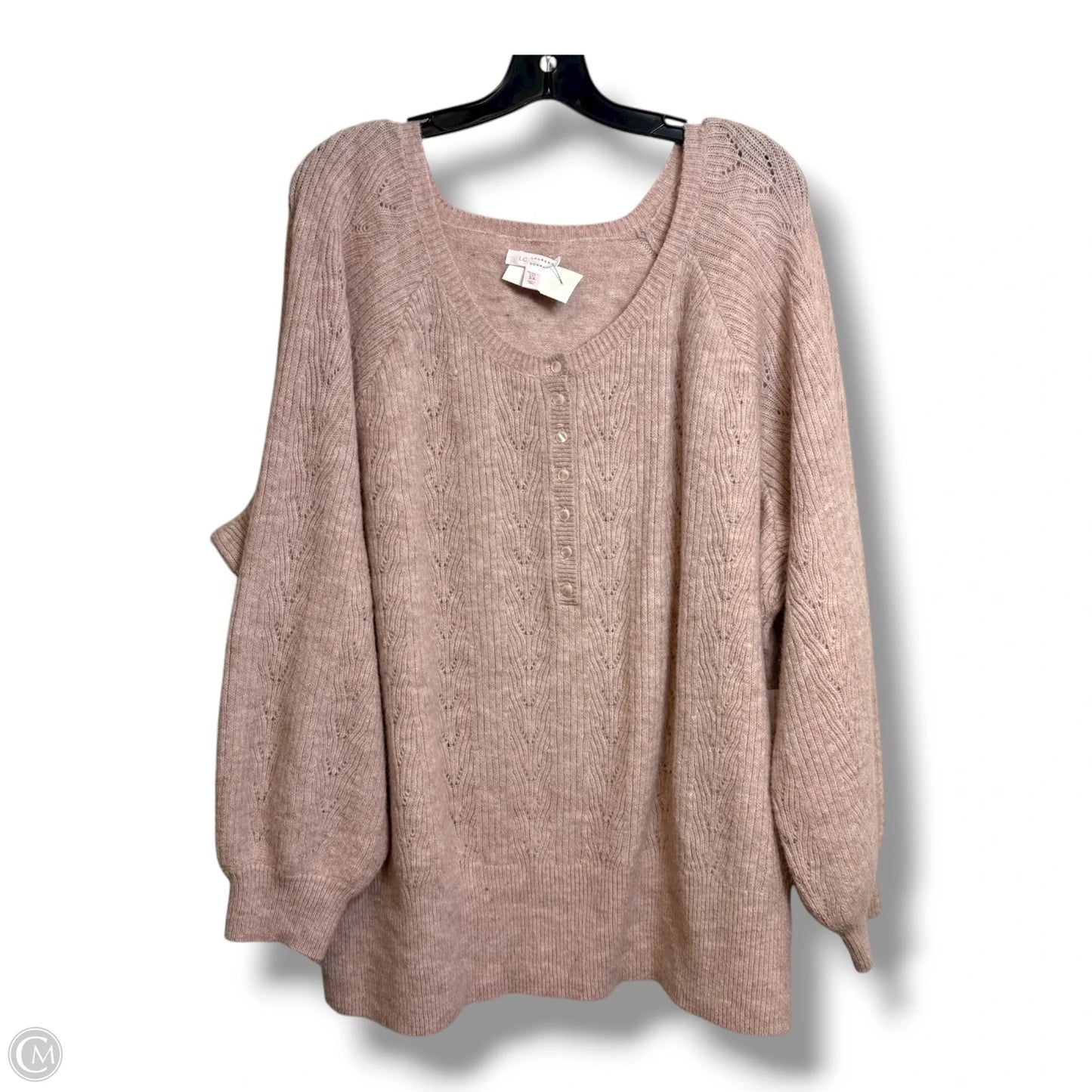 Sweater By Lc Lauren Conrad In Beige, Size: 3x