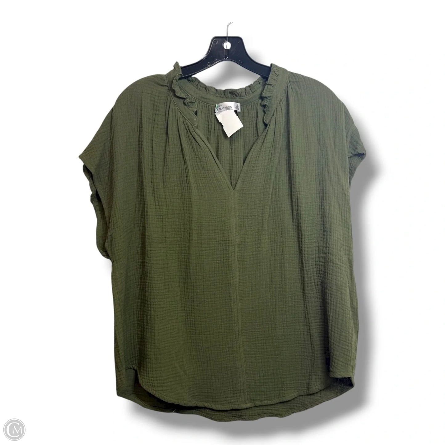Top Sleeveless By 89th And Madison In Green, Size: L
