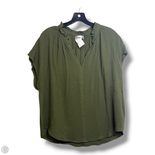 Top Sleeveless By 89th And Madison In Green, Size: L