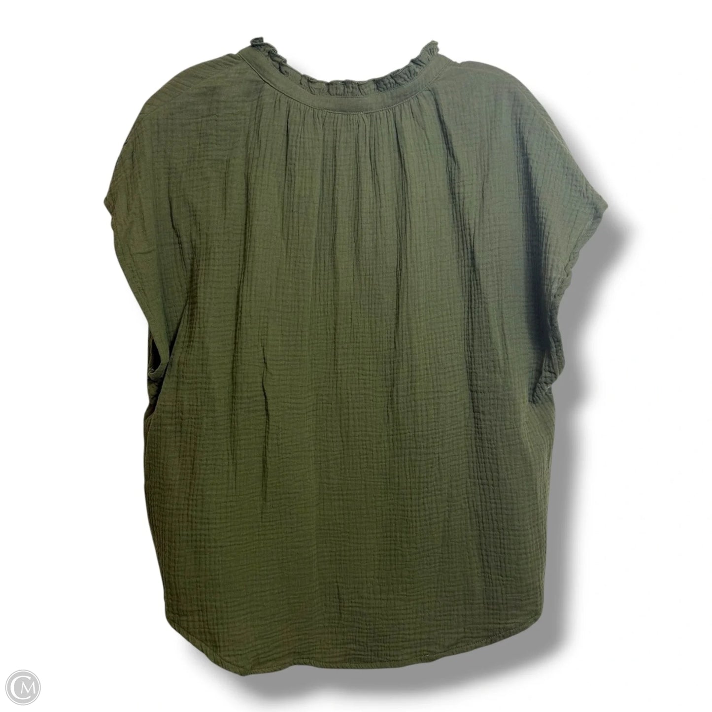 Top Sleeveless By 89th And Madison In Green, Size: L