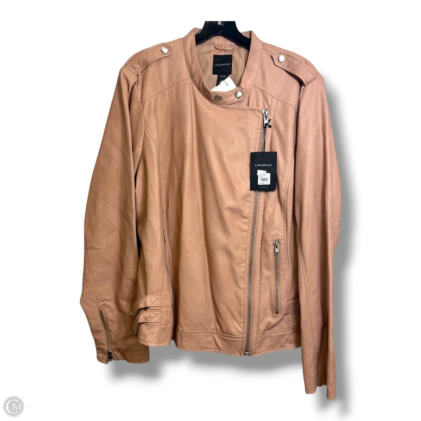 Jacket Moto By Lane Bryant In Mauve, Size: 2x