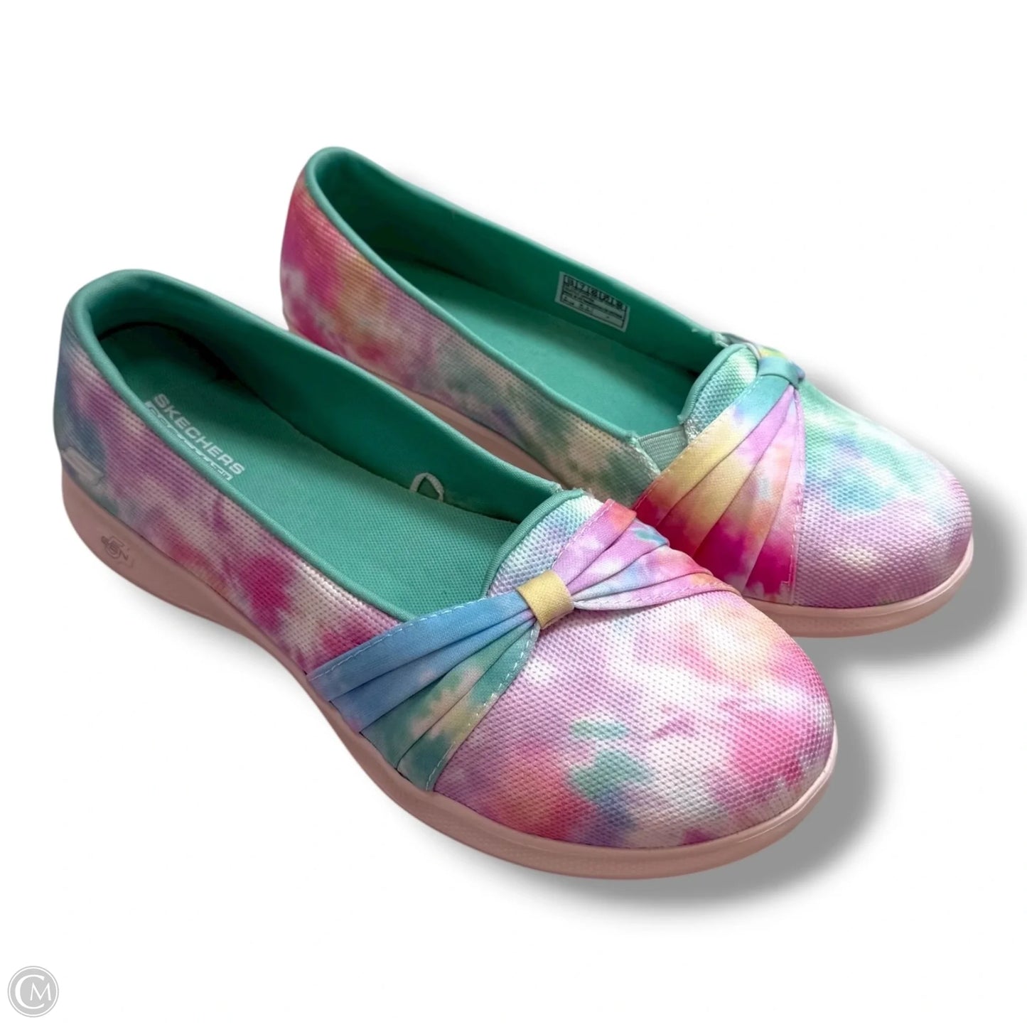 Shoes Flats By Skechers In Rainbow Print, Size: 10