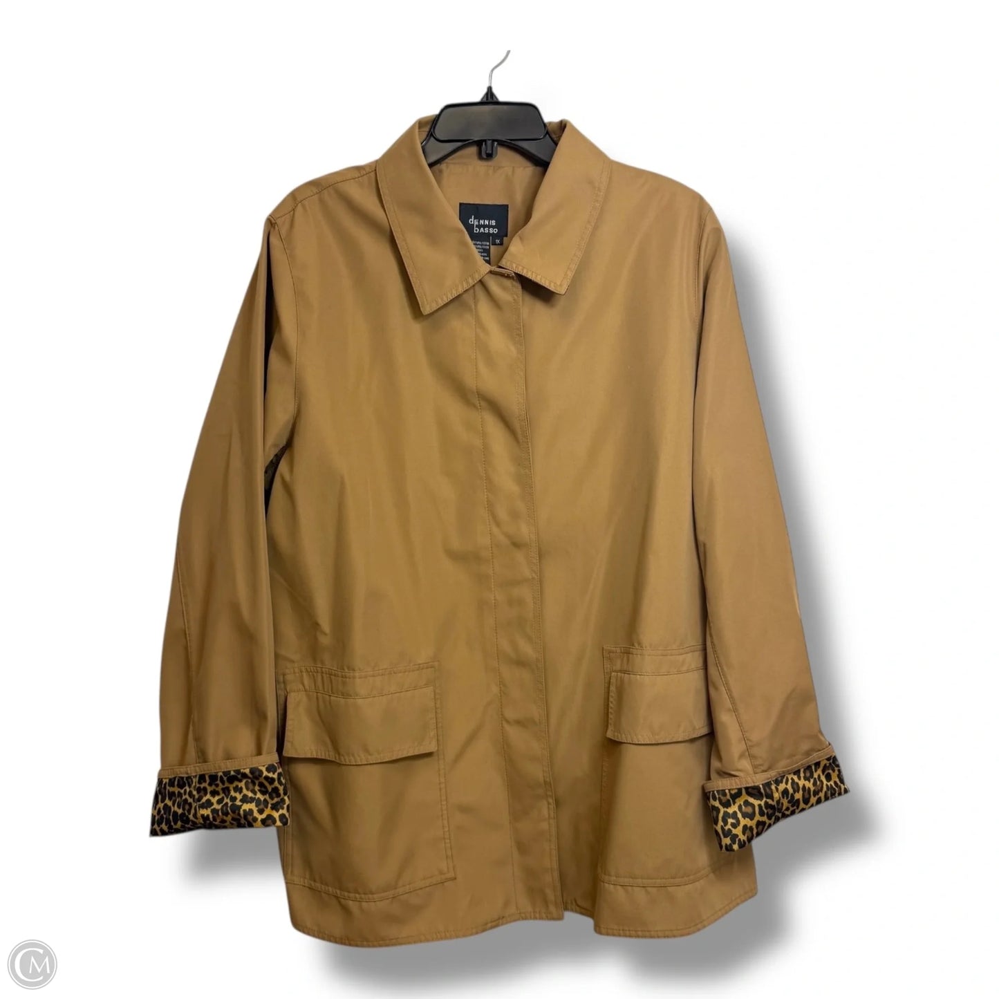Jacket Other By Dennis Basso Qvc In Tan, Size: 1x