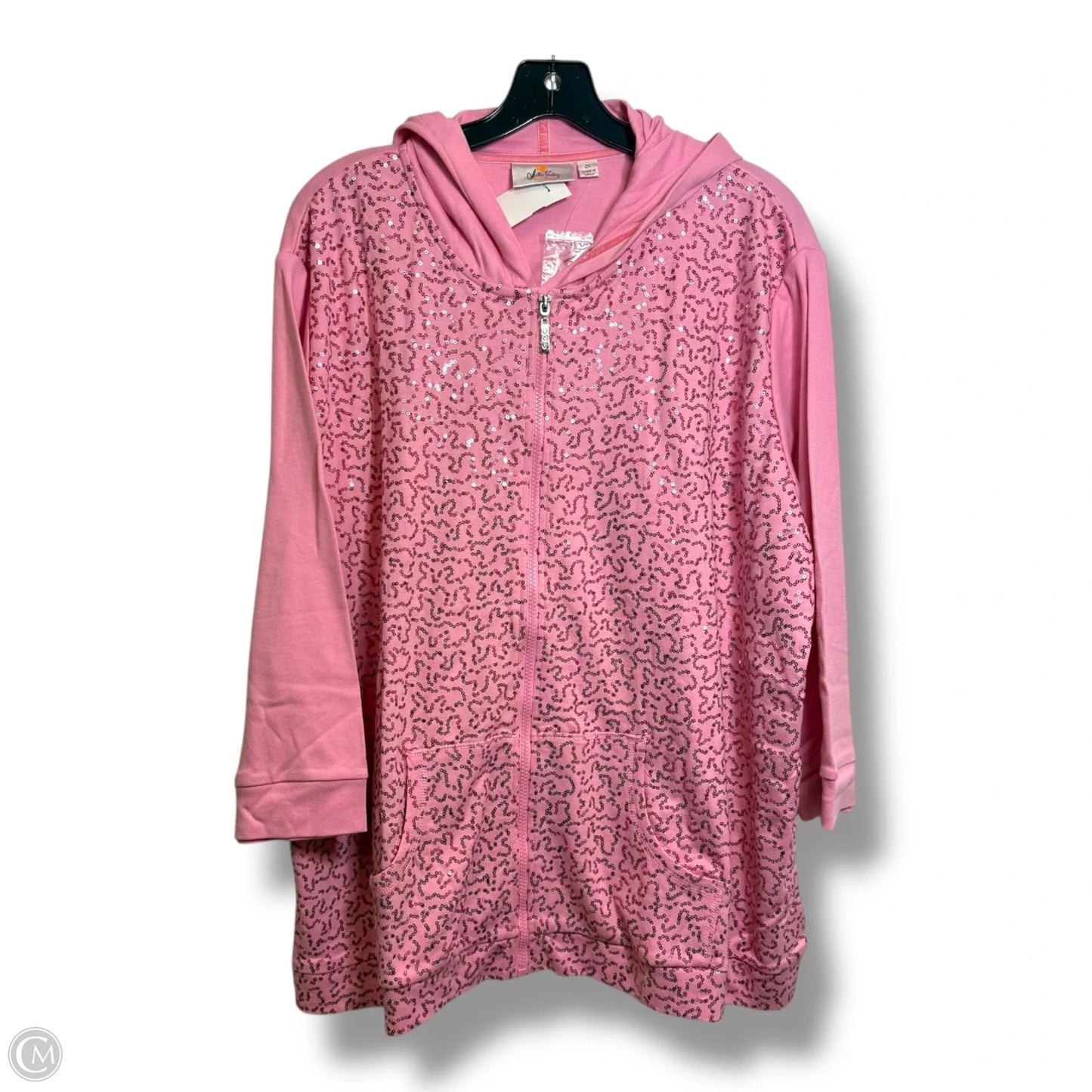 Jacket Other By Quaker Factory In Pink, Size: 2x