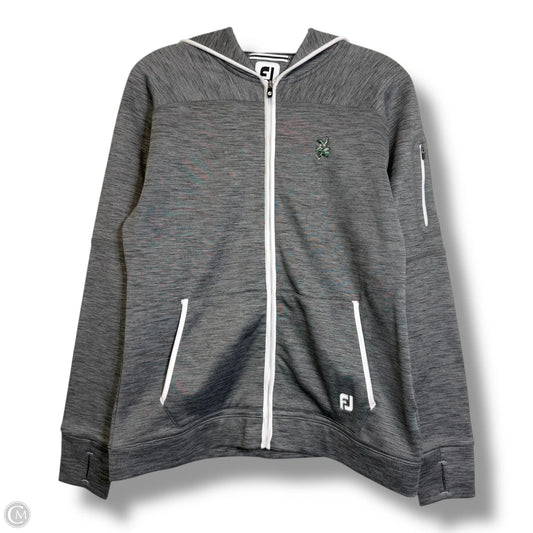 Athletic Jacket By Cme In Grey, Size: S