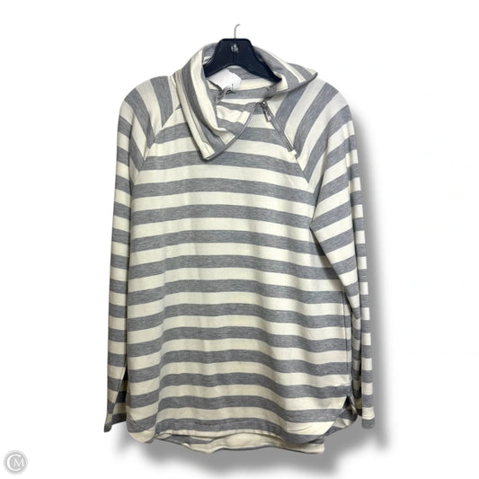 Top Long Sleeve By Lou And Grey In Striped Pattern, Size: Xs