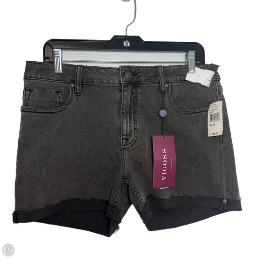 Shorts By Vigoss In Black Denim, Size: 10